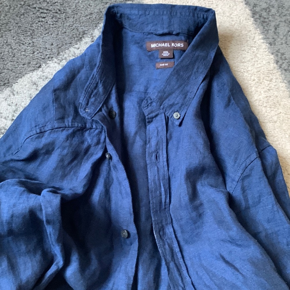 Michael kors linen shirt